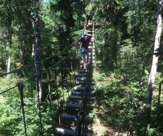 Klettern im Nature Park Bornholm