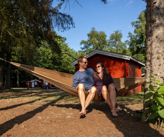 Campingpaket: Övernattning och färja tur/retur