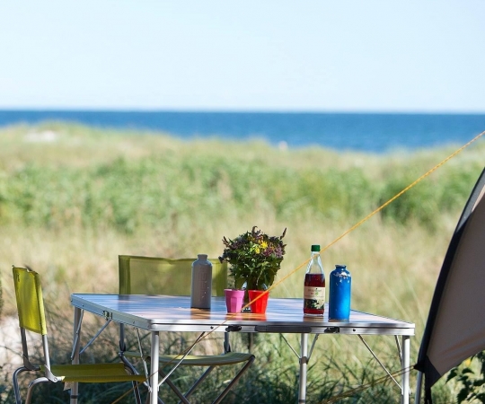 Camping package: Accommodation incl. return ferry Ystad-Rønne