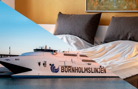 Book en pakkerejse til Bornholm med overnatning og færge tur/retur